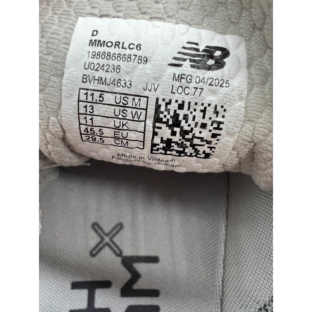 New Balance Fresh Foam More V6 Grey MMORLC6 Men’s 11.5 D/Women’s 13 D New - Picture 12 of 16